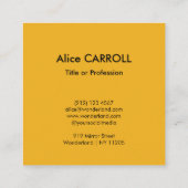 Klimt - Portret van Adele Bloch-Bauer I - QR-code Vierkante Visitekaartje (Achterkant)