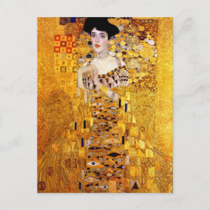 Klimt Portret van Adele Bloch-Bauer I-uitnodiginge Kaart