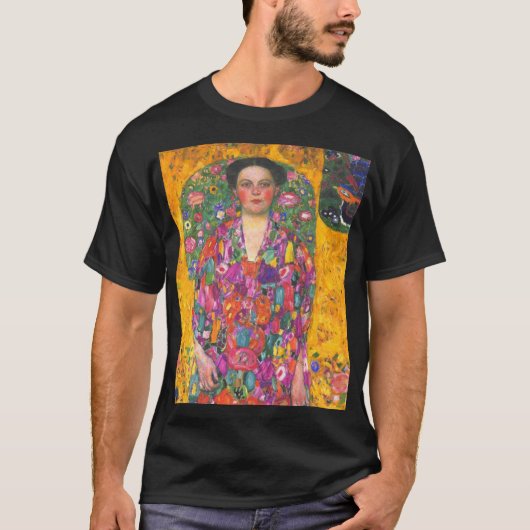 Klimt Portret van Eugenia Primavesi T-shirt (Voorkant)