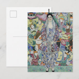 Klimt-Portret van Friederike Maria Beer Fine Art Briefkaart