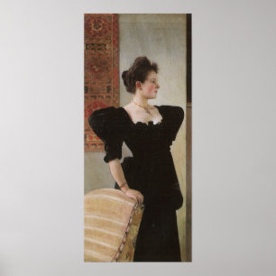Klimt - portret van Marie Breunig 1894 Poster