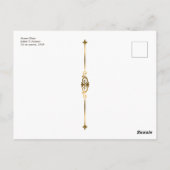 Klimt Rested Judith II Salome Art Nouveau Briefkaart (Achterkant)