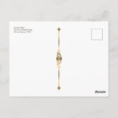 Klimt Restored Emilie Floge Art Nouveau Painting Briefkaart (Achterkant)