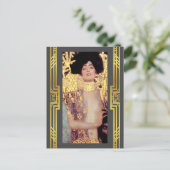 Klimt Restored Judith Holofernes Art Nouveau Briefkaart (Staand voorkant)