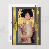 Klimt Restored Judith Holofernes Art Nouveau Briefkaart (Voorkant / Achterkant)