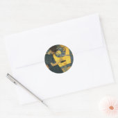 Klimt Ronde Sticker (Envelop)