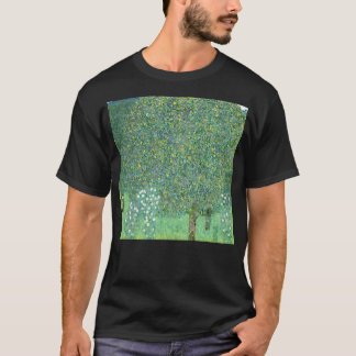 Klimt - Rosebushes onder de bomen T-shirt