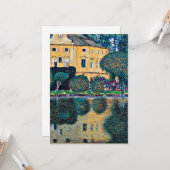 Klimt - Schloss Kammer aan de Attersee IV Kaart (Voorkant / Achterkant in situ)