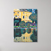 Klimt - Schloss Kammer op Attersee IV Canvas Afdruk (Voorkant)