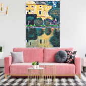 Klimt - Schloss Kammer op Attersee IV Canvas Afdruk (Insitu (Woonkamer))