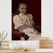 Klimt Seated Young Girl - Kunstdruk Poster (Keuken)