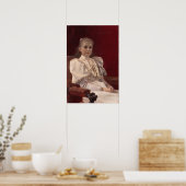 Klimt - Seizoen jong meisje Poster (Keuken)