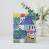 Klimt St Wolfgang kerk in Unterach op meer Atter Briefkaart (Staand voorkant)