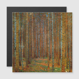 Klimt - Tannenwald dennenbos magnetische Kaart