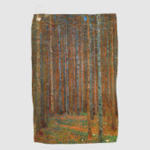 Klimt - Tannenwald Pijnenbos Golfhanddoek (Voorkant)