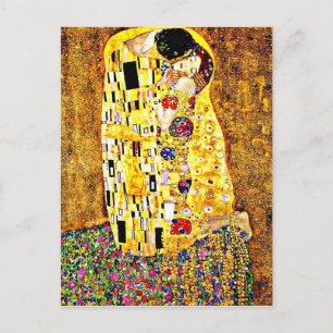 Klimt - The Kiss Briefkaart