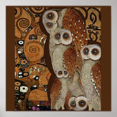 Klimt, The Tree of Life, Owl Parody Poster (Voorkant)