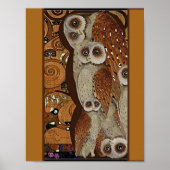 Klimt, The Tree of Life, Owl Parody Poster (Voorkant)