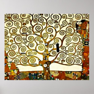 Klimt - The Tree of Life, stoclet frieze Poster