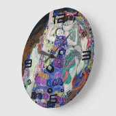 Klimt “The Virgin” Art Nouveau Wall Clock Grote Klok (Hoek)