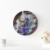 Klimt “The Virgin” Art Nouveau Wall Clock Grote Klok (Huis)