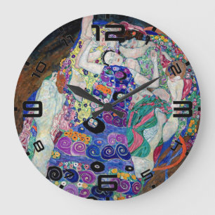 Klimt “The Virgin” Art Nouveau wandklok