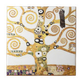 Klimt Tree of Life Art Nouveau Wall Decor Tegeltje (Voorkant)