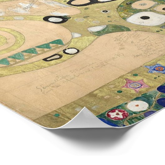 Klimt "Tree of Life" (Lebensbaum) — Stoclet Frieze Poster (Hoek)