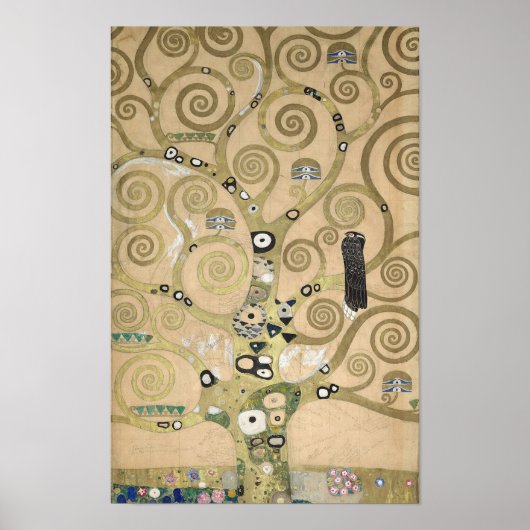Klimt "Tree of Life" (Lebensbaum) — Stoclet Frieze Poster (Voorkant)