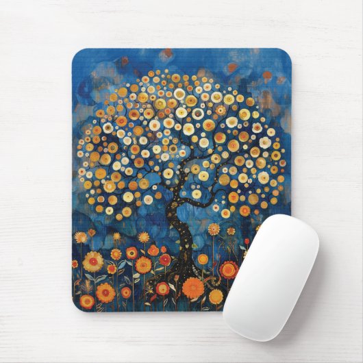 Klimt Tree of Life Muismat (Met muis)