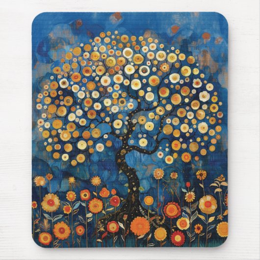 Klimt Tree of Life Muismat (Voorkant)