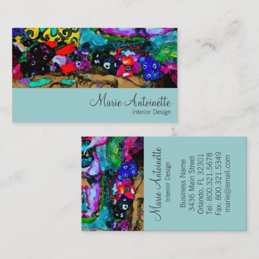 Klimt ~ Visitekaartjes (Voorkant / Achterkant)