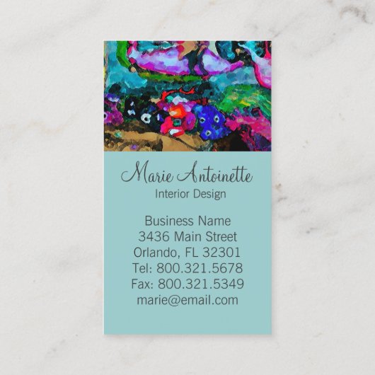 Klimt ~ Visitekaartjes (Achterkant)