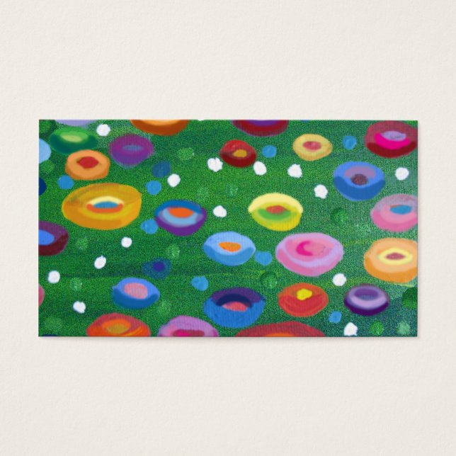 Klimt-vlekken Visitekaartje (Voorkant)