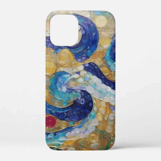Klimt Water Serpents Case-Mate iPhone Case (Achterkant)