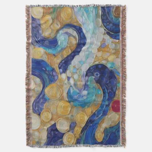 Klimt Water Serpents Deken (Voorkant Verticaal)
