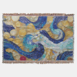 Klimt Water Serpents Deken