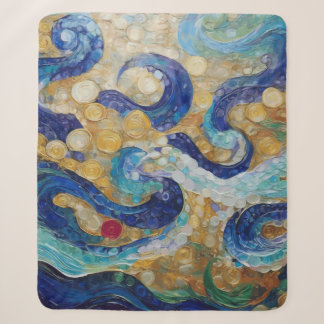Klimt Water Serpents Sherpa Deken