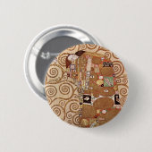 Klimt - Werkvorlagen zum Stocletfries Ronde Button 5,7 Cm (Voorkant /achterkant)