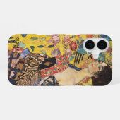 Klimt – Woman with a Fan – Personalized iPhone 16 Hoesje (Achterkant horizontaal)