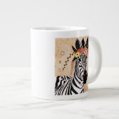 Klimt Zebra | Bodemteelt Grote Koffiekop (Voorkant rechts)