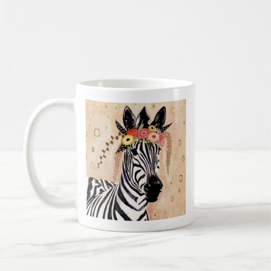 Klimt Zebra | Bodemteelt Koffiemok (Links)