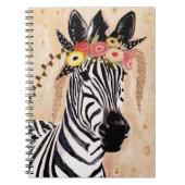 Klimt Zebra | Bodemteelt Notitieboek (Voorkant)