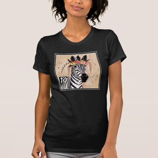 Klimt Zebra | Bodemteelt T-shirt (Voorkant)