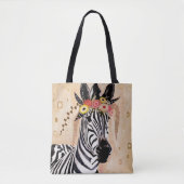 Klimt Zebra | Bodemteelt Tote Bag (Voorkant)