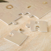 Klimt Zebra | In bloemen toegevoegd Legpuzzel (Zijkant)