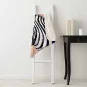 Klimt Zebra | In bloemen toegevoegd Sherpa Deken (In situ)