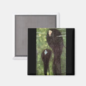 Klimt ~ Zeemeerminnen Magneet (Voorkant / Achterkant)