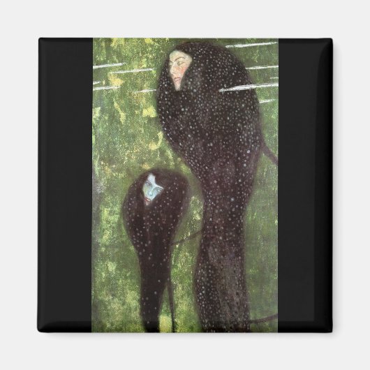 Klimt ~ Zeemeerminnen Magneet (Voorkant)