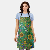 Klimt Zonnebloemwei Schort (Gedragen)